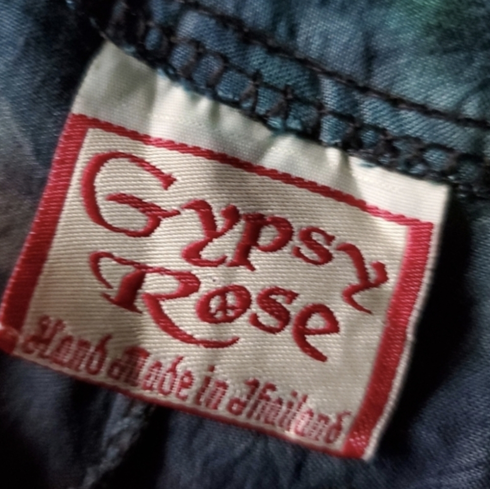 Gypsy Rose Tie Dye Wrap Maxi Flowy Boho Gypsy Festival Summer Skirt - Picture 10 of 12